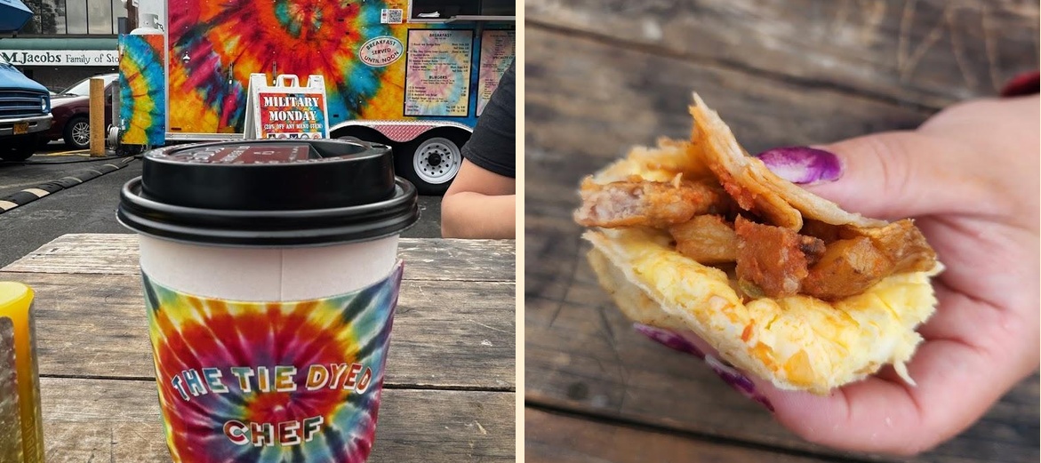 The Tie Died Chef Menu